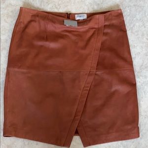Leather skirt